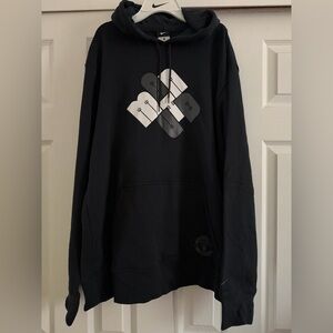 Nike Black Hoodie with Graphic Design